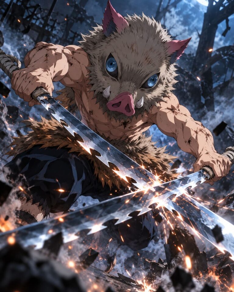 Inosuke espadas chispas