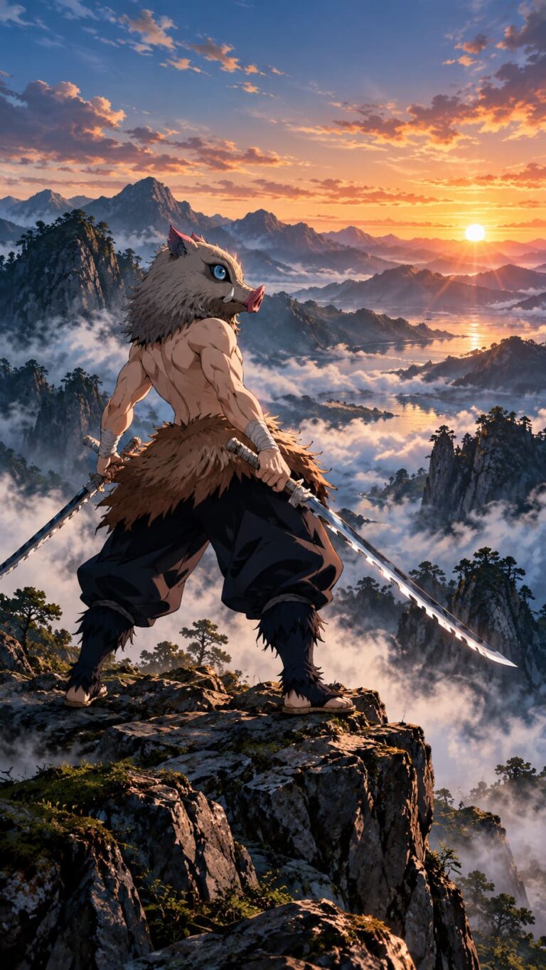 Inosuke fondo pantalla cresta amanecer