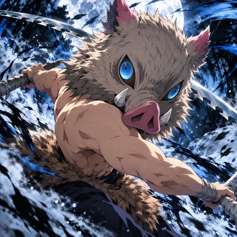 Inosuke fondo pantalla retrato lunar