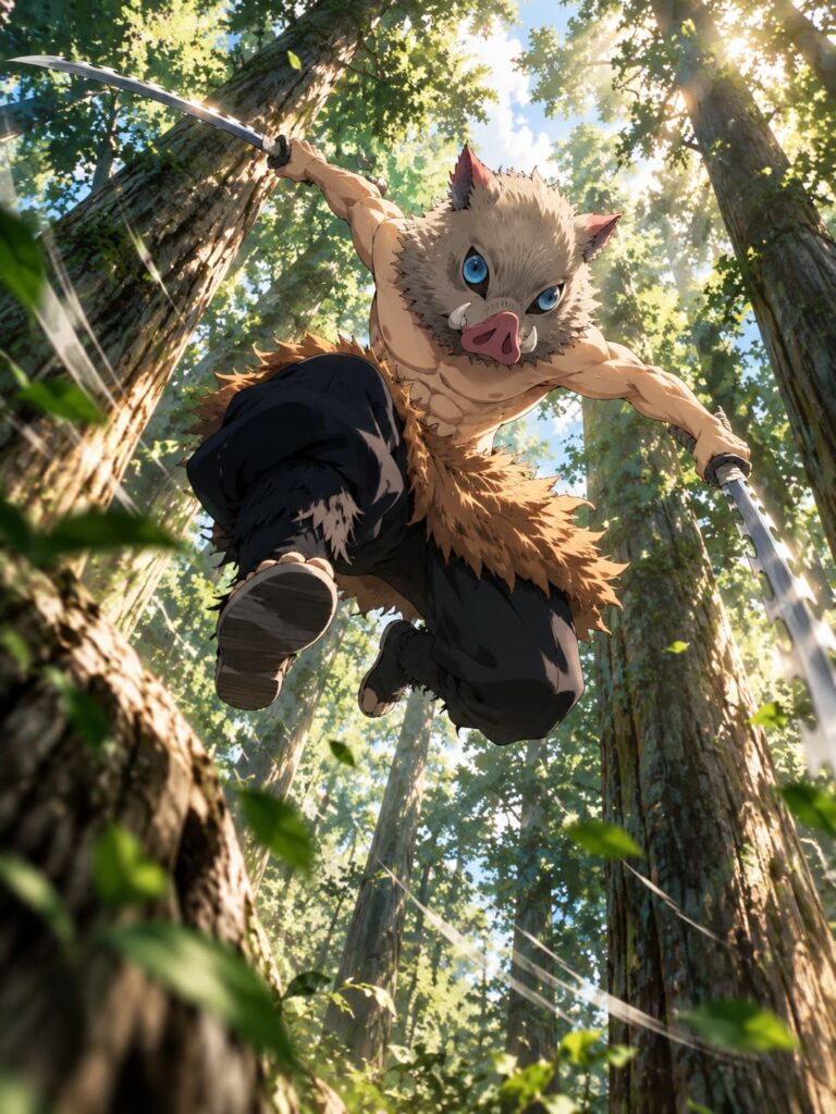 Inosuke salto bosque