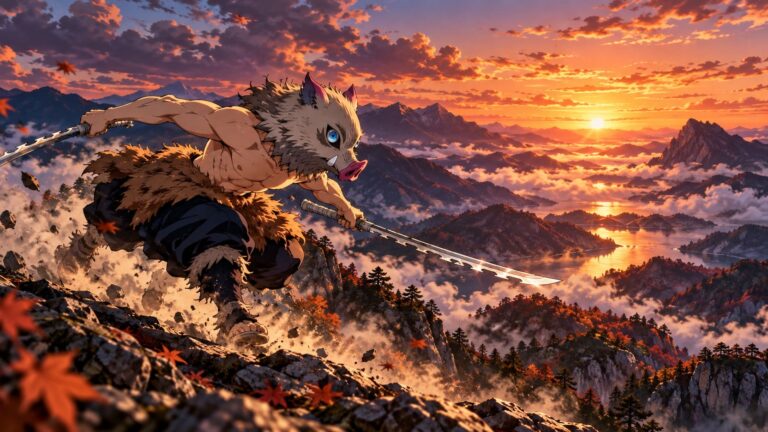 Inosuke valle atardecer