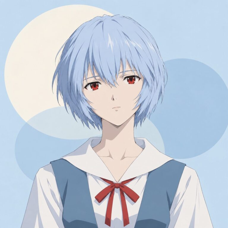 Evangelion fondo de pantalla rei minimalista