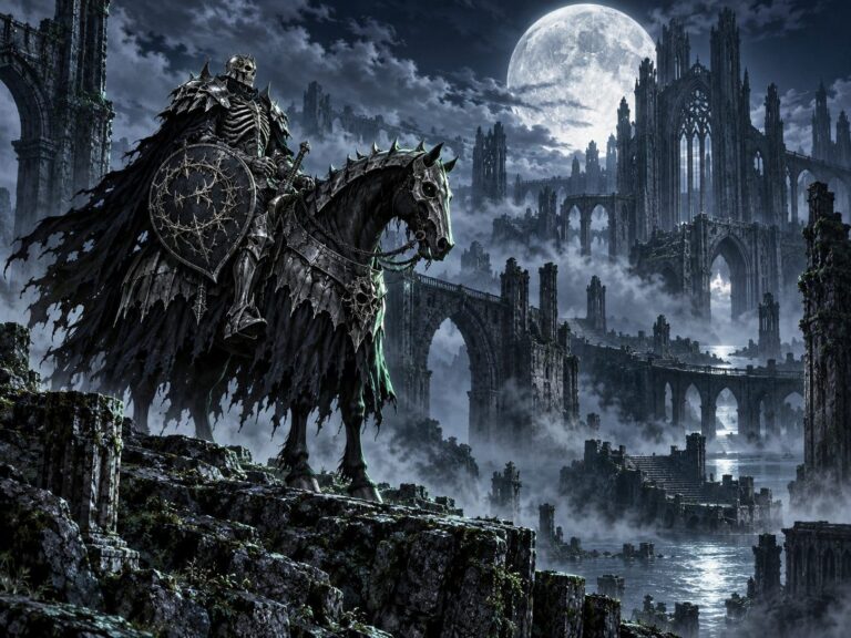 Fondo de pantalla berserk caballero calavera