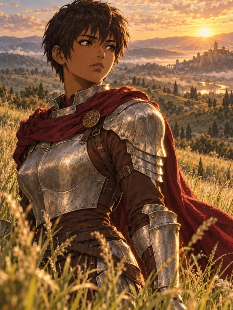 Fondo de pantalla berserk casca amanecer