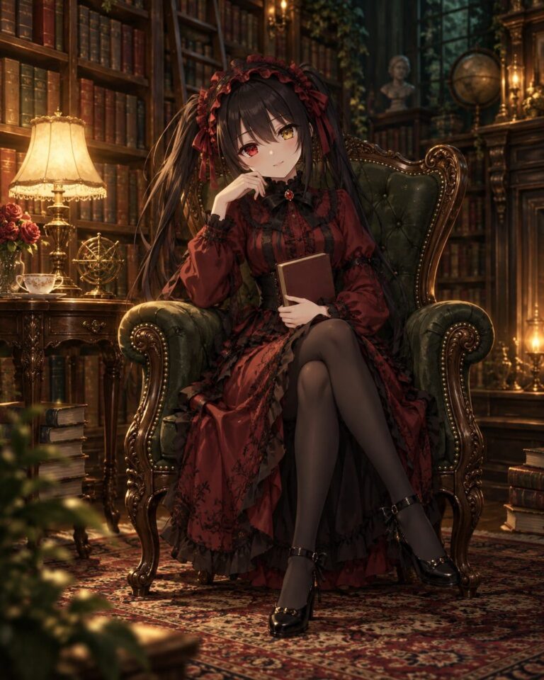 Fondo de pantalla de kurumi biblioteca