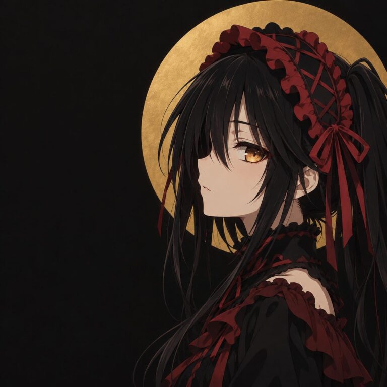Fondo de pantalla de kurumi minimalista