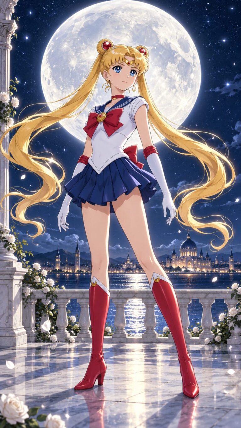 Fondo de pantalla de sailor moon luna llena