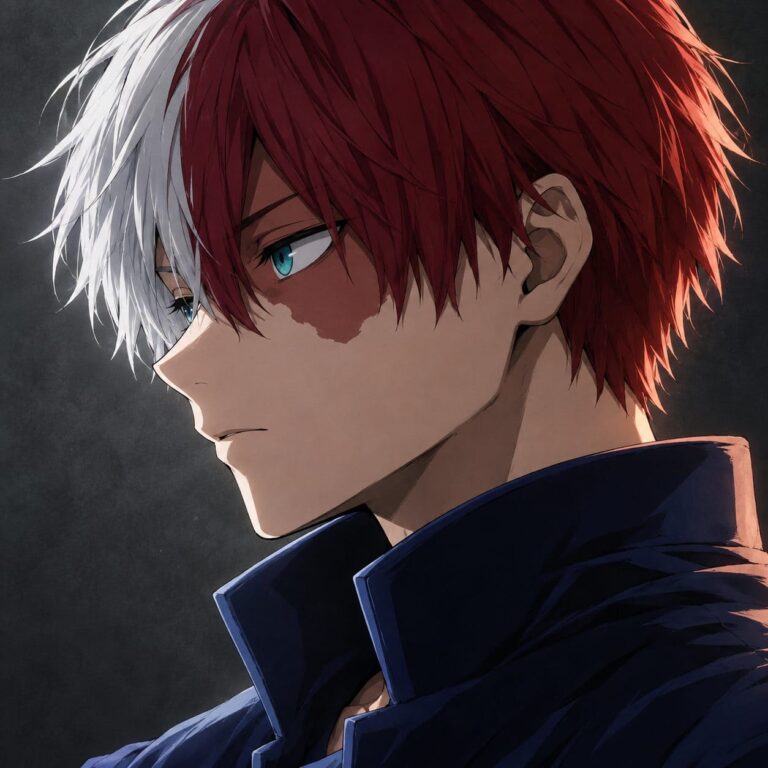 Fondo de pantalla de todoroki perfil