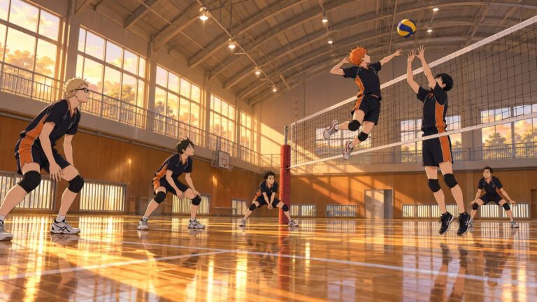 Fondo de pantalla haikyuu karasuno entrenamiento