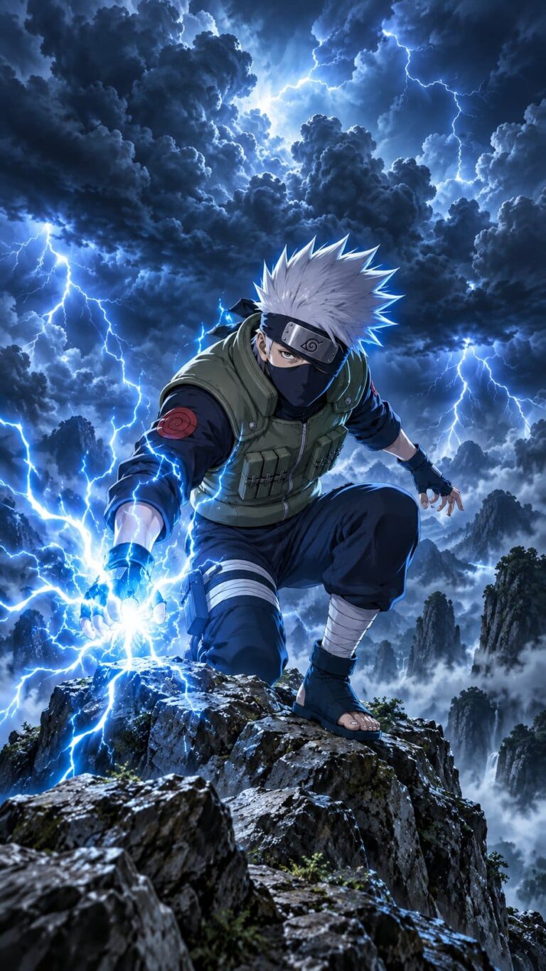 Fondo de pantalla kakashi relampago