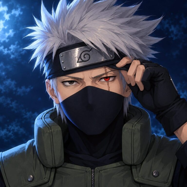 Fondo de pantalla kakashi retrato sharingan