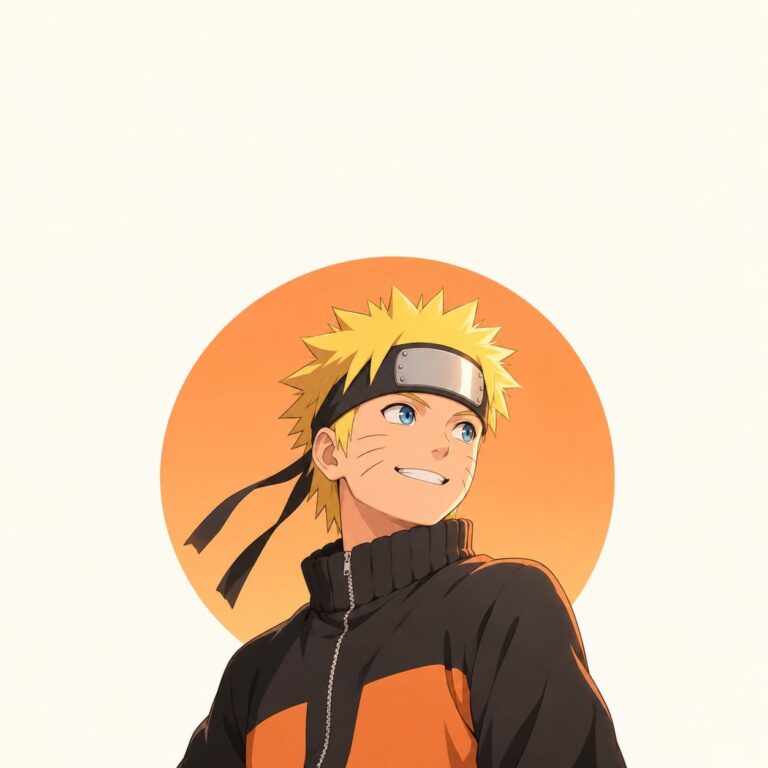 Fondo de pantalla naruto minimalista