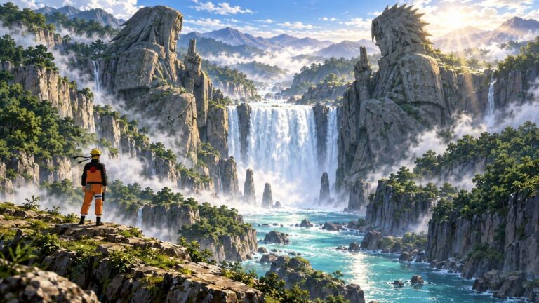 Fondo de pantalla naruto valle del fin