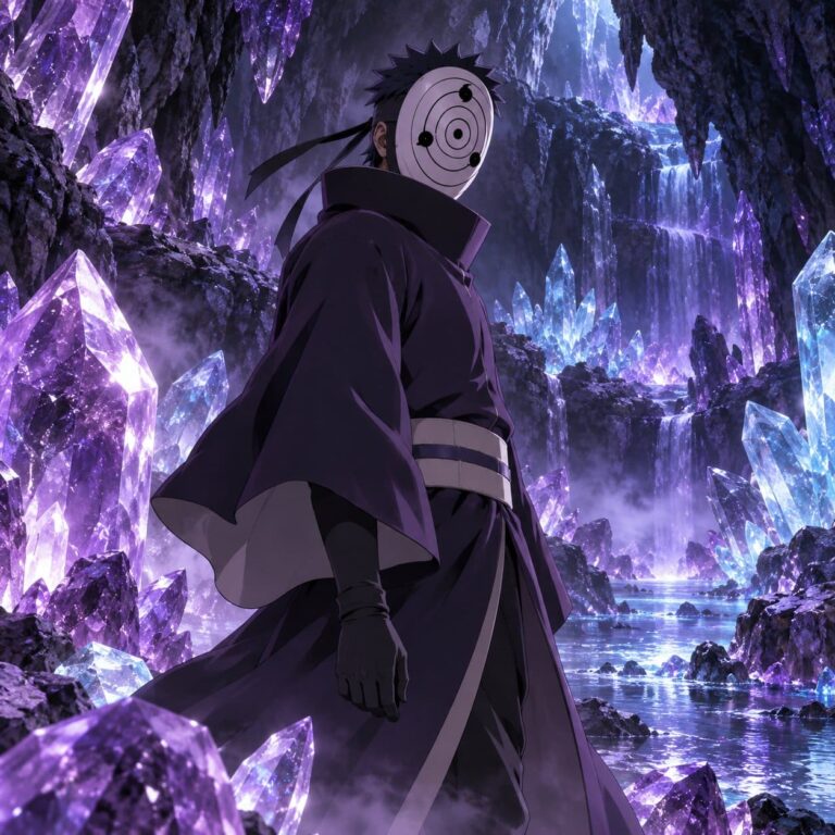 Fondo de pantalla obito cristales