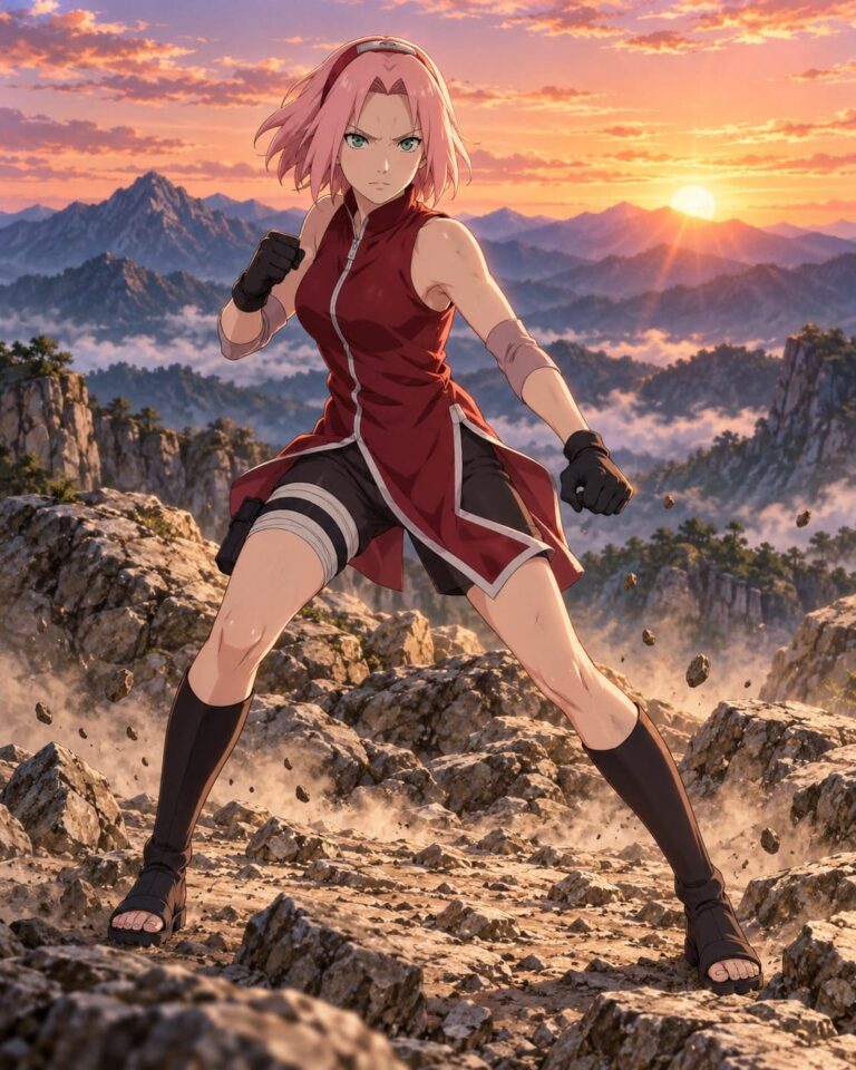 Fondo de pantalla sakura entrenamiento