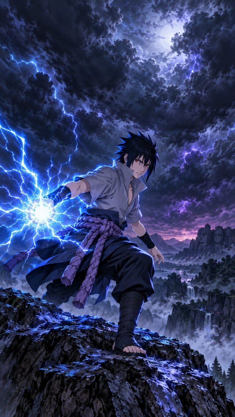 Fondo de pantalla sasuke chidori