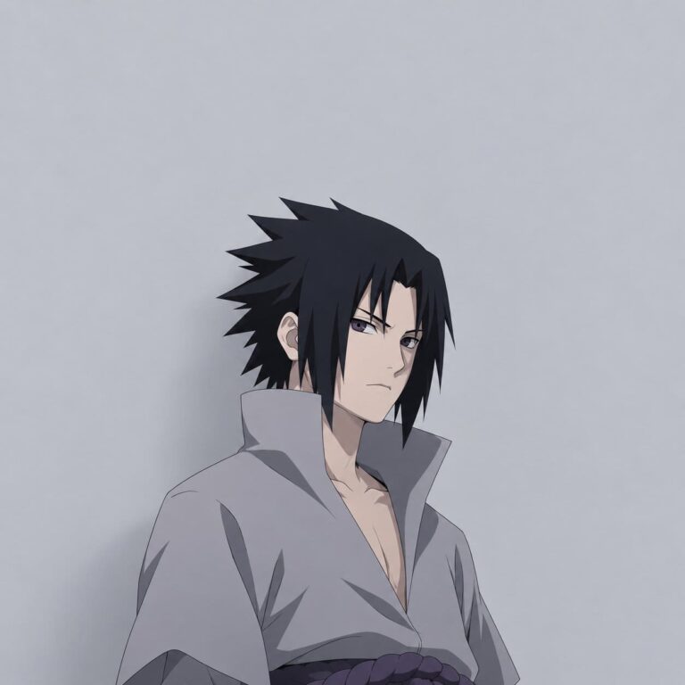 Fondo de pantalla sasuke minimalista