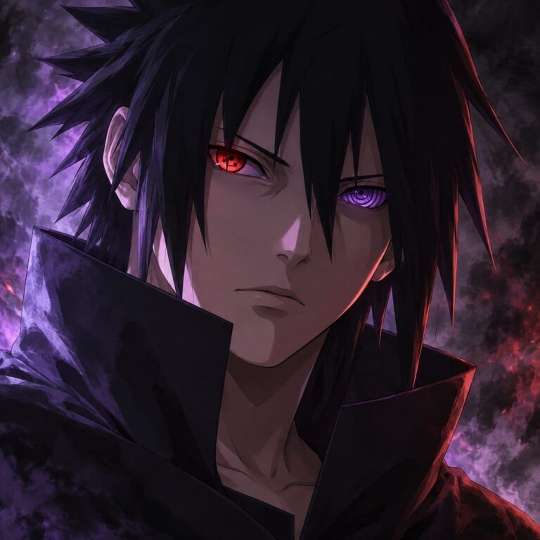 Fondo de pantalla sasuke retrato sharingan rinnegan