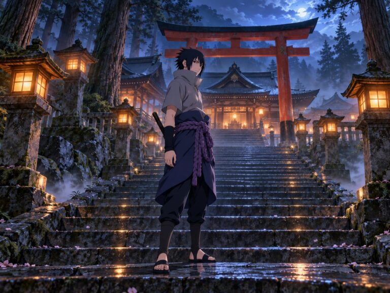 Fondo de pantalla sasuke santuario