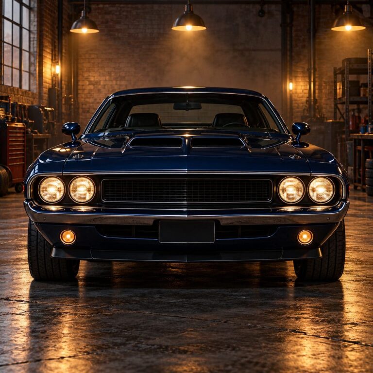 Fondos carros muscle car garaje