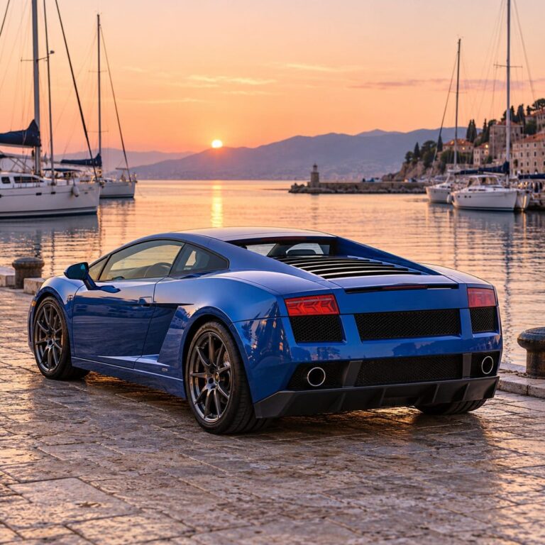 Fondos de lamborghini gallardo azul puerto