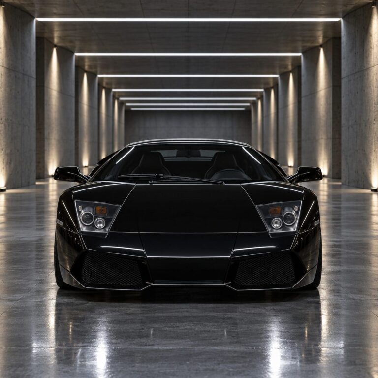 Fondos de lamborghini murcielago negro tunel