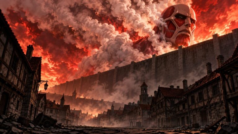 Fondos de pantalla attack on titan titan colosal vapor