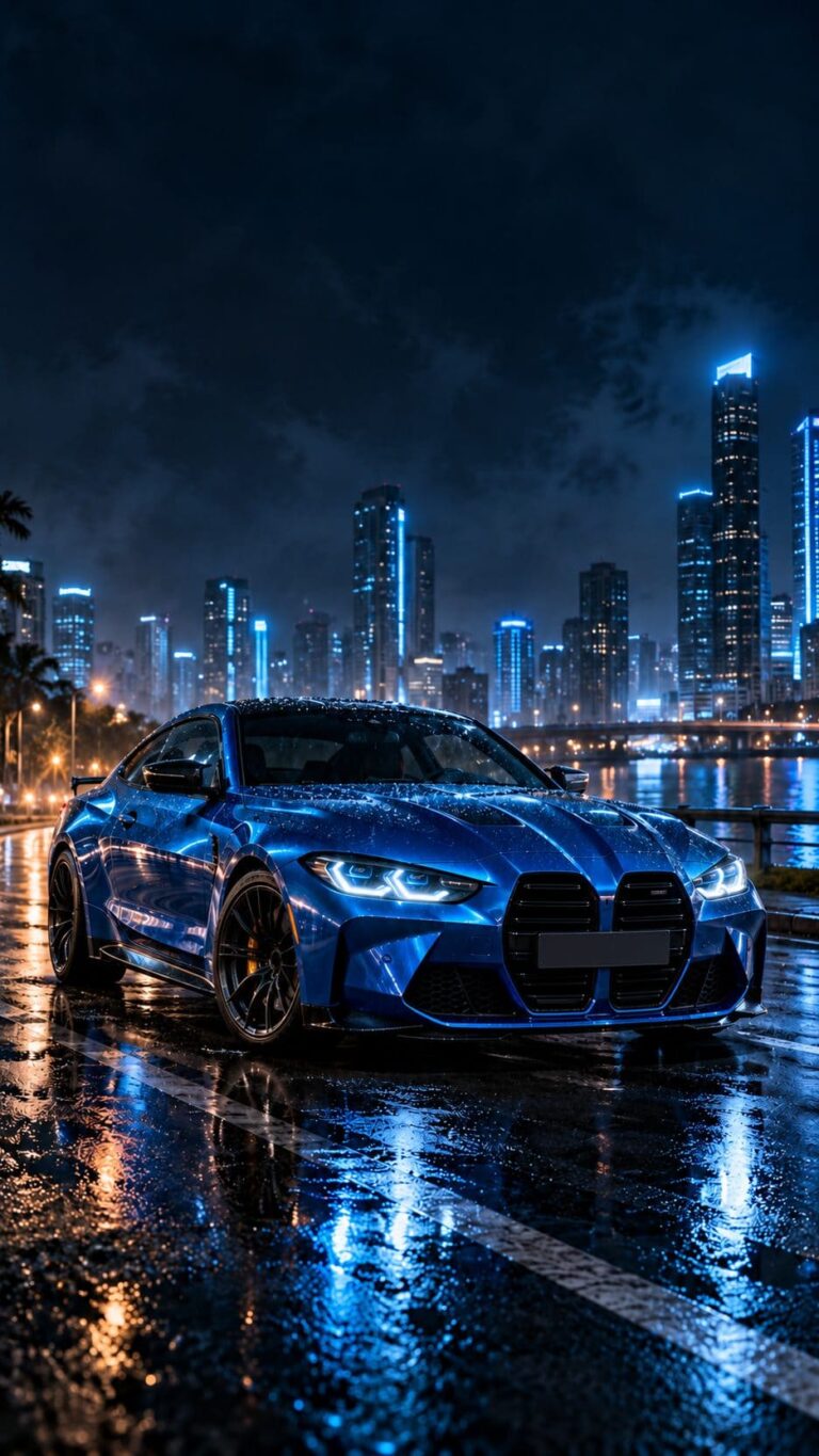 Fondos de pantalla bmw lluvia azul
