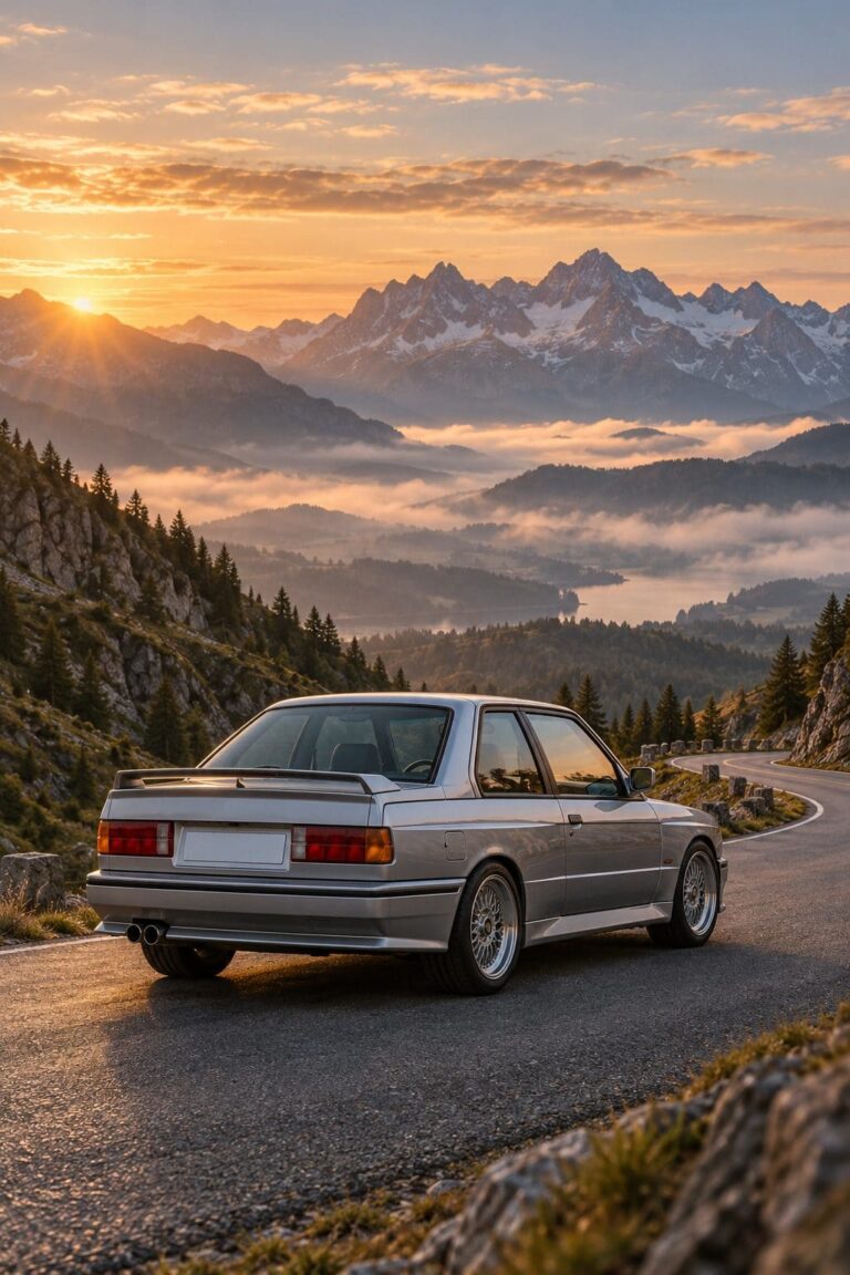 Fondos de pantalla bmw m3 e30 amanecer alpino