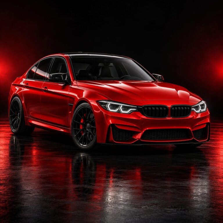 Fondos de pantalla bmw m3 rojo estudio