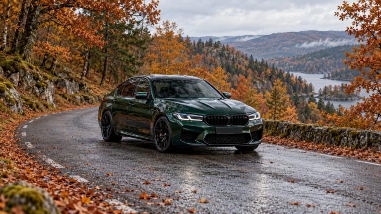 Fondos de pantalla bmw m5 carretera otonal