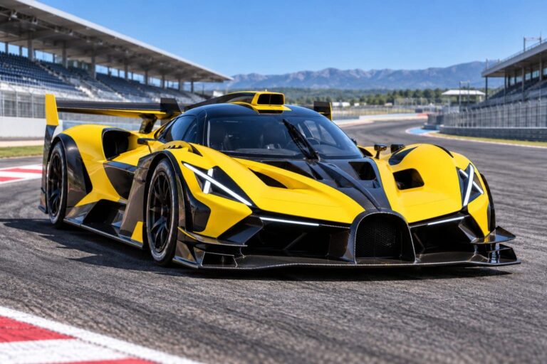 Fondos de pantalla bugatti bolide en circuito