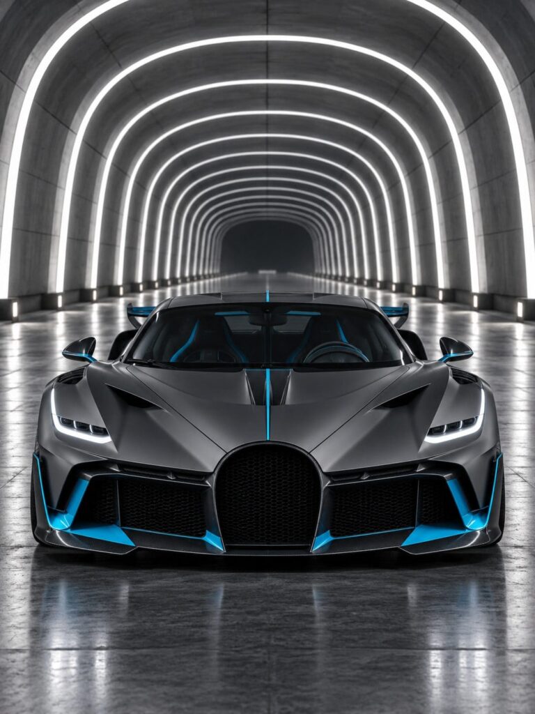 Fondos de pantalla bugatti divo tunel futurista
