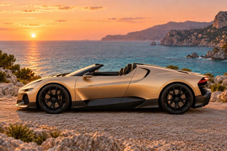 Fondos de pantalla bugatti mistral dorado costa