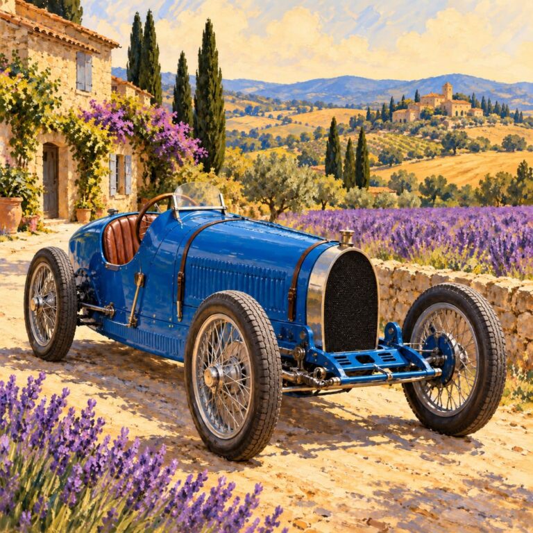 Fondos de pantalla bugatti type 35 ilustrado