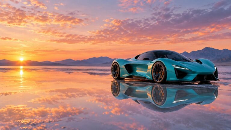 Fondos de pantalla carros deportivos turquesa salar