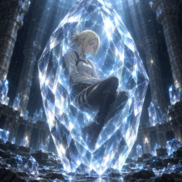 Fondos de pantalla de attack on titan annie cristal