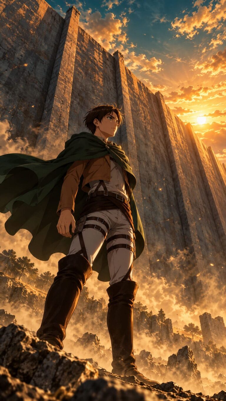 Fondos de pantalla de attack on titan eren muralla