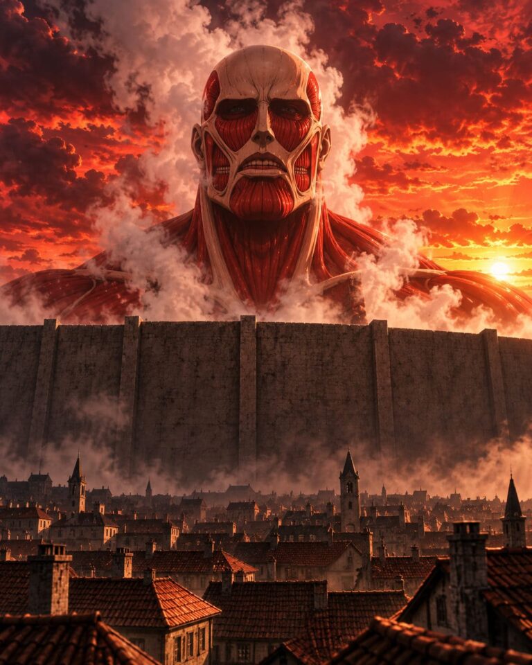 Fondos de pantalla de attack on titan titan colosal