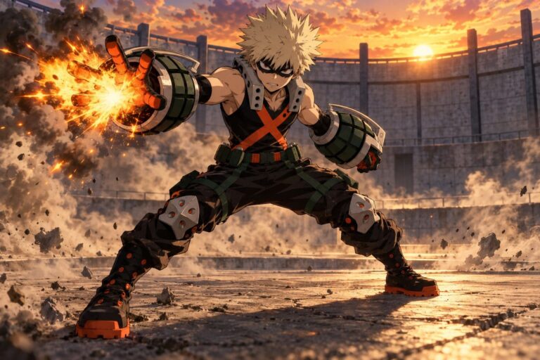 Fondos de pantalla de bakugou arena de entrenamiento