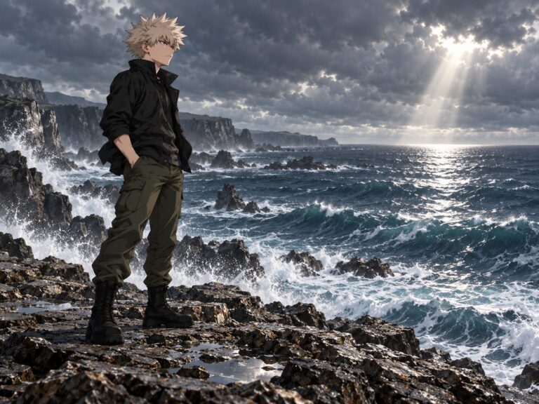 Fondos de pantalla de bakugou costa rocosa