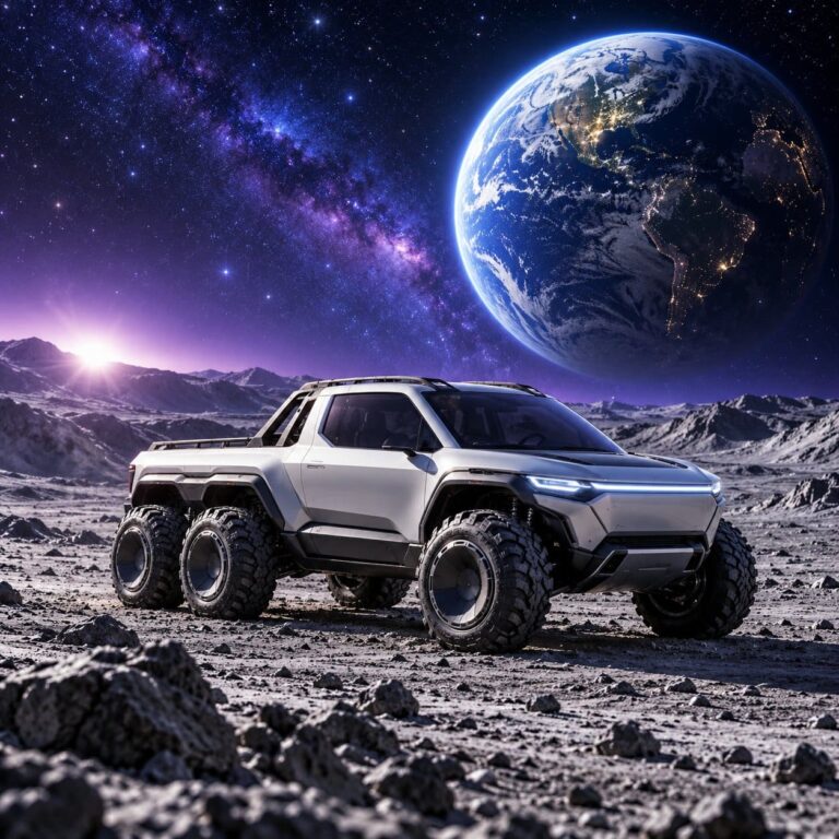 Fondos de pantalla de camionetas futurista lunar