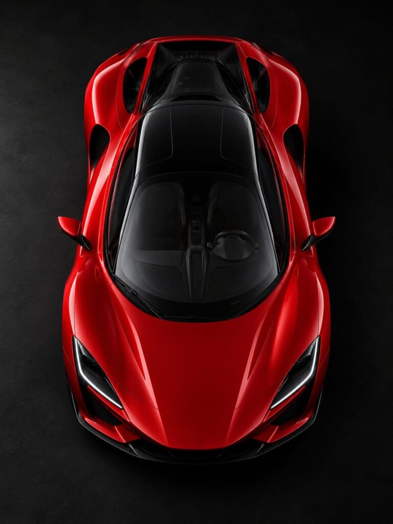 Fondos de pantalla de carros deportivos rojo estudio