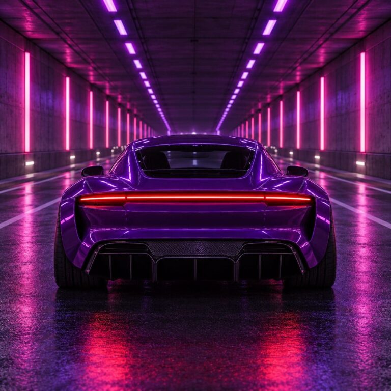 Fondos de pantalla de carros deportivos violeta tunel