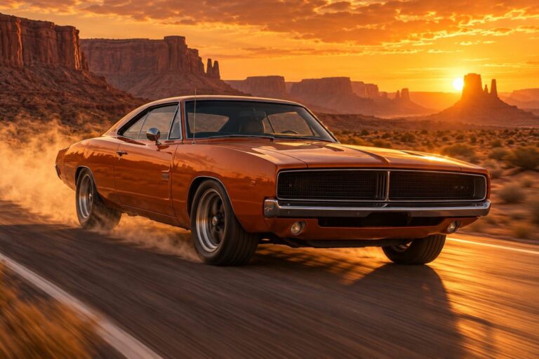 Fondos de pantalla de carros muscle car desierto