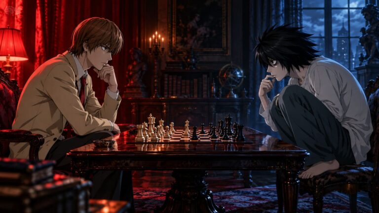 Fondos de pantalla de death note light l ajedrez
