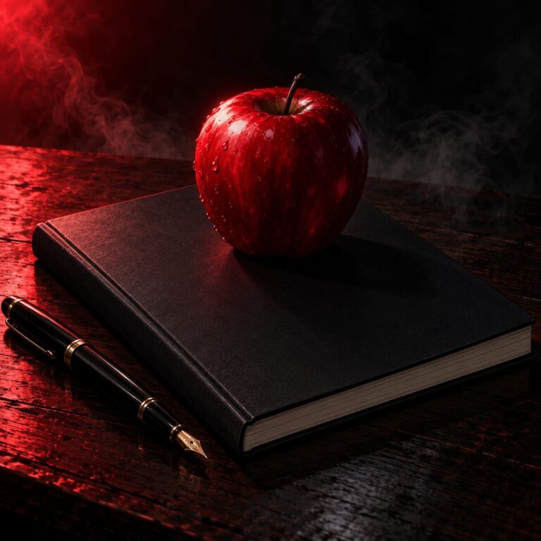Fondos de pantalla de death note manzana cuaderno