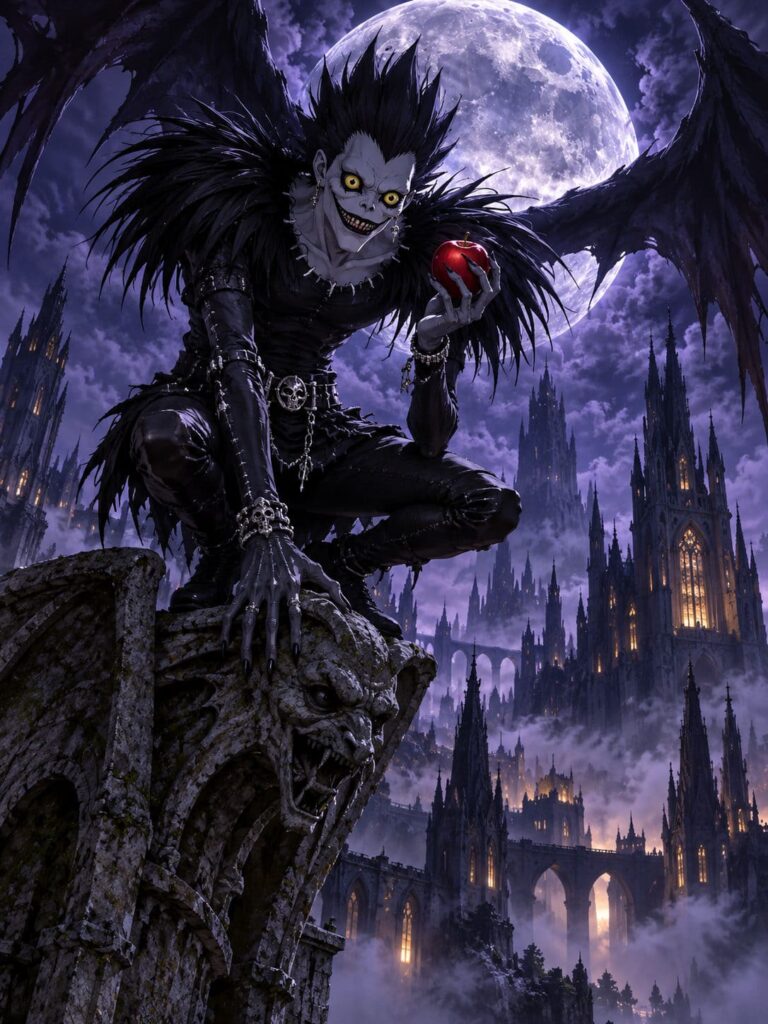 Fondos de pantalla de death note ryuk luna