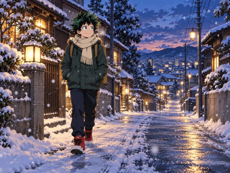 Fondos de pantalla de deku calle nevada