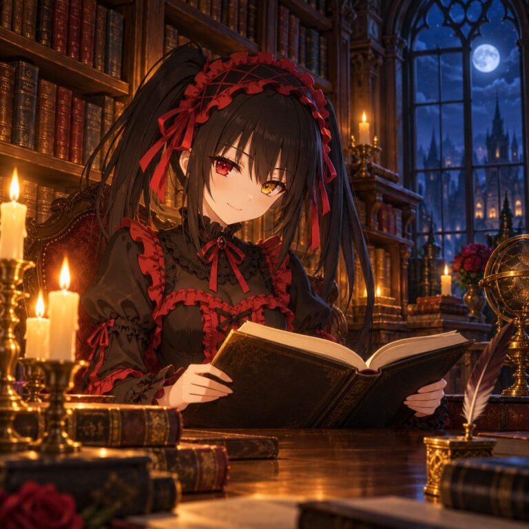 Fondos de pantalla de kurumi biblioteca antigua